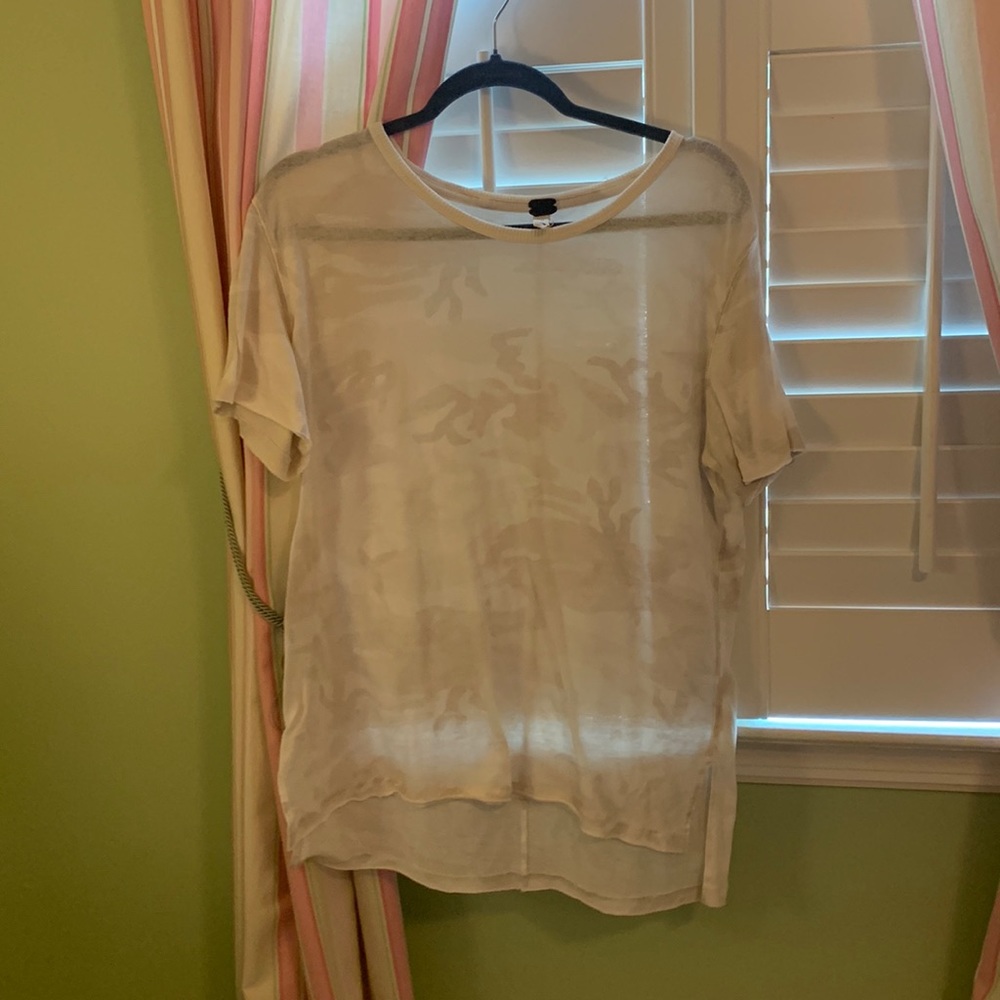 Free People Camo T-Shirt